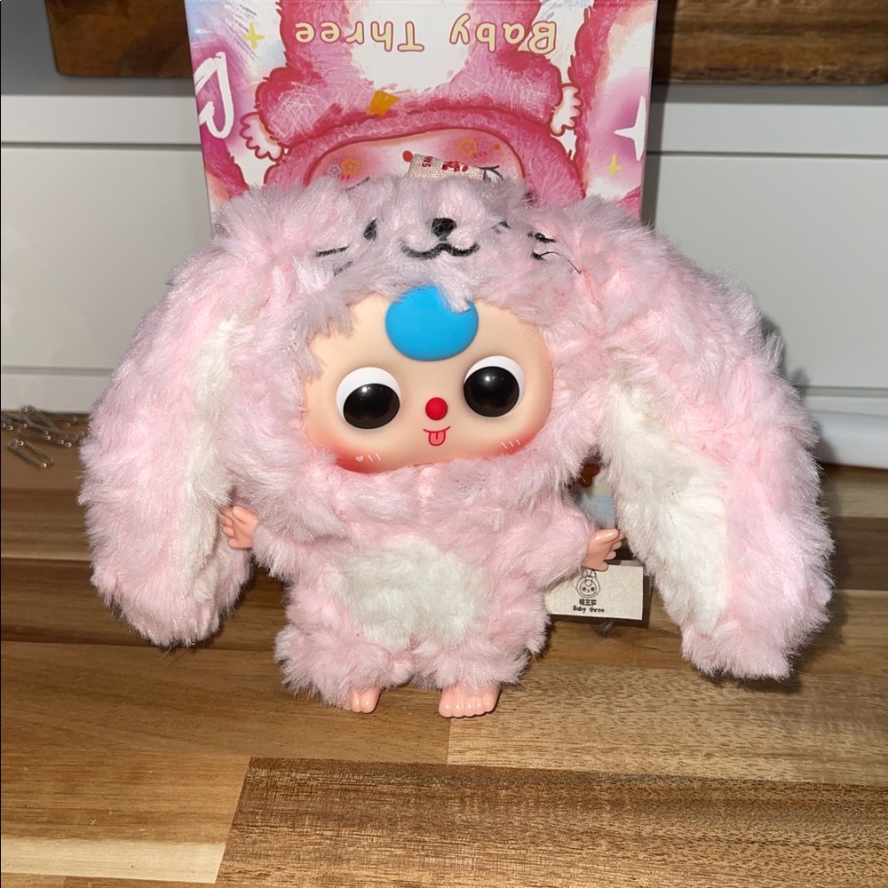 Baby Three DeLovely -pink bunny